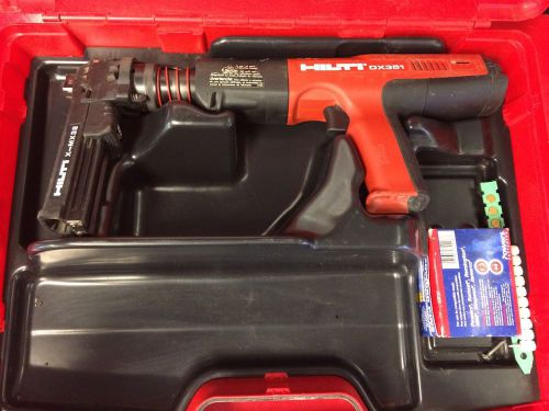 Hilti powder-actuated tool dx 351 w/mx 32 for sale