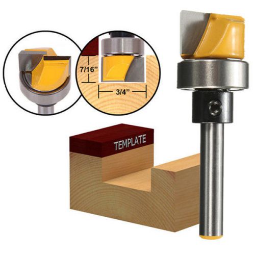 1/4 inch shank hinge mortise template router bit woodworking milling cutter for sale