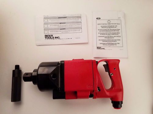 Hardly Used - SIOUX TOOLS 1&#034; IMPACT WRENCH - IW100HAI-8H