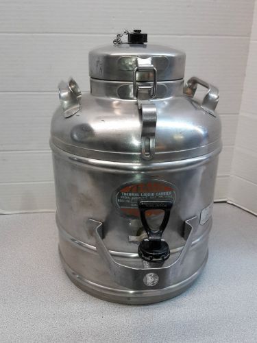 Vintage AerVoid Model 954 Stainless Two Gallon Hot Or Cold Thermal Container