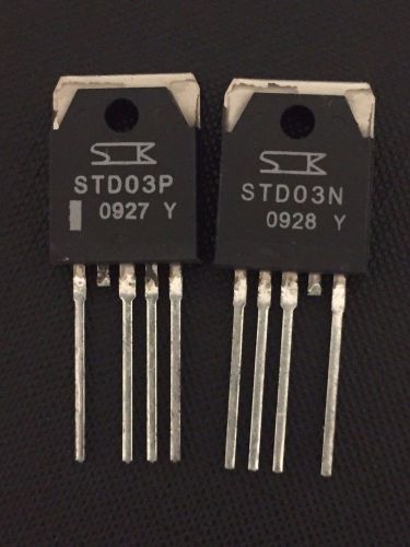 Sanken STD03P and STD03N pair - NEW - STD03 audiophile TO-3P CASE