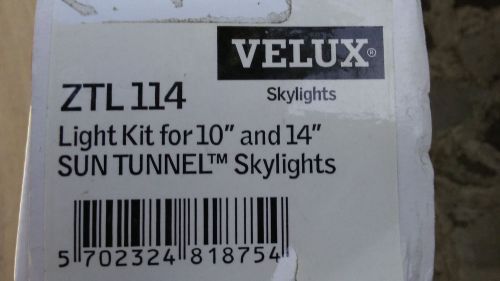 VELUX, ZTL 114, Light kit for 10&#034; &amp; 14&#034; SUN TUNNEL Skylights, FREE SHIPPING!