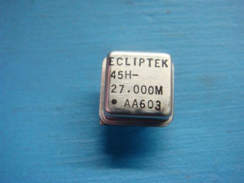 (5) ECLIPTEK EC1145HS-27.000 MHz 5V 8 PIN  HCMOS/TTL CRYSTAL OSCILLATOR