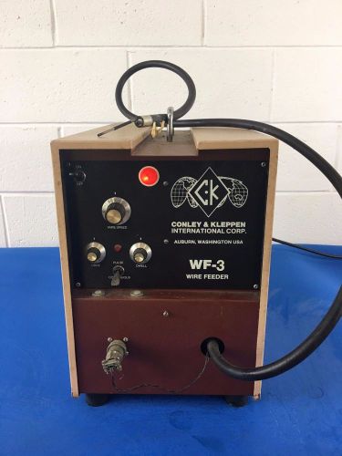 Conley &amp; kelppen wf-3 wire feeder for sale