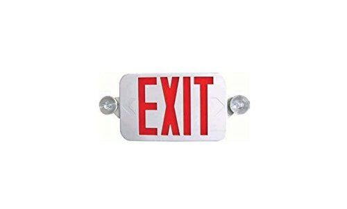 Ciata lighting all led decorative red exit sign &amp; emergency light combo with ... for sale