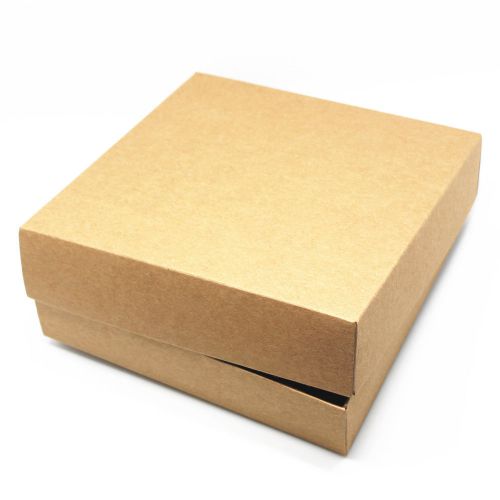 Handmade Soap Jewelry Candy Boxes Kraft Paper Gift Packaging Boxes With Cover