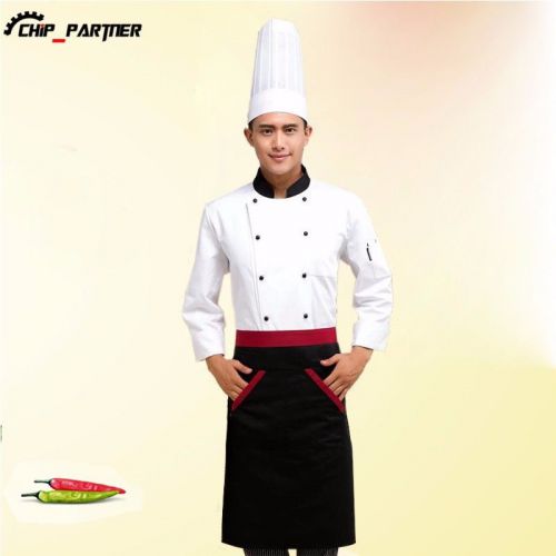 1pc Cotton Apron Restaurant Kitchen Cooking Apron Women/Men Waiter Chef Apron