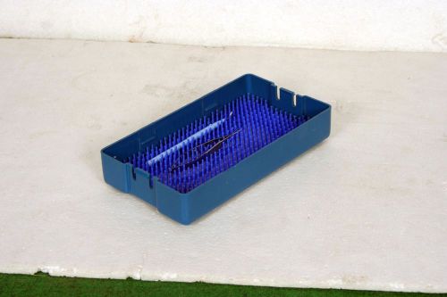 Big sterilization tray with single silicon pin mat 9.5&#034;x5.25&#034;x1.5&#034; inch for sale