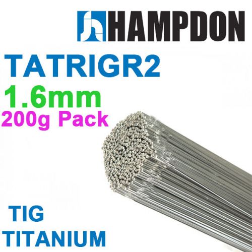 200g pack - 1.6mm premium titanium tig filler rods-welding wire grade 2 tatrigr2 for sale