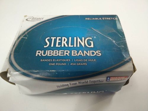 Alliance sterling rubber bands rubber bands 117b 7 x 1/8 250 bands/1lb box 25405 for sale