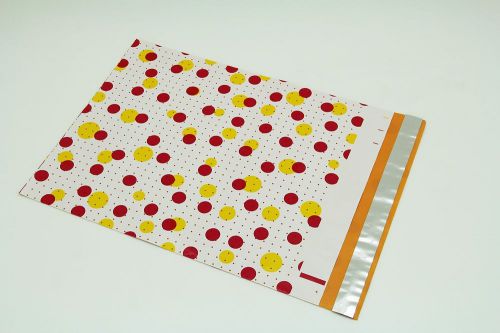 100 10x13 dots, 100 10x13 let&#039;s go shopping designer poly mailers envelopes bags for sale