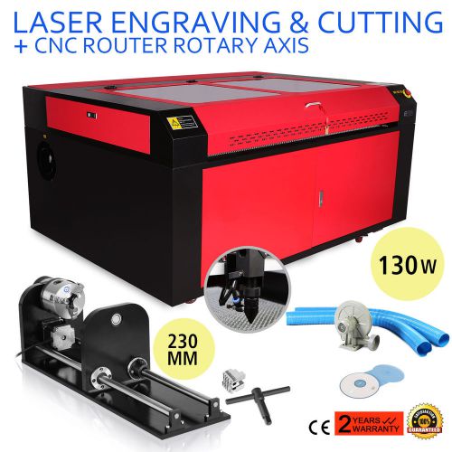 130w 1400X900mm Co2 Laser Engraving Cnc Rotary Axis A-Axis cutter
