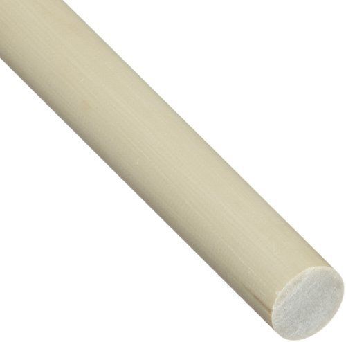 Small Parts Phenolic G-11 Round Rod, Opaque Natural, Meets MIL-I-24768/3, 1&#034;