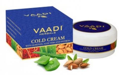 Vaadi herbal cold cream with almond oil, vitamin-e &amp; aloe vera 90 gms for sale