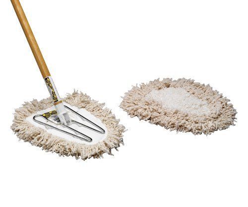 Waxie wedge dust mop head, 11&#034; x 15&#034; case of 12 for sale