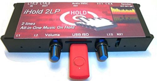 IHold A2LP 2-Line Music On Hold Player System For All Corded Or Cordless 2 Line