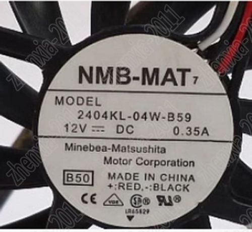 new 1pc NMB-MAT MODEL 2404KL-04W-B59 12V 0.35A 60*60*10MM fan