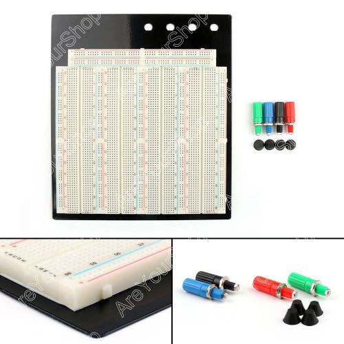 1x universal solderless breadboard 3220 tie point pcb test circuit for arduino. for sale