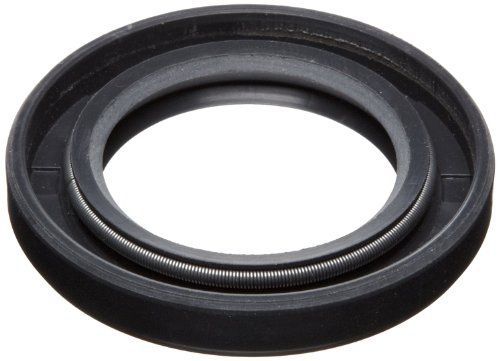 Small Parts Shaft Seal, Spring Loaded, Double Lip, Steel with Buna-N Lips, 8 mm