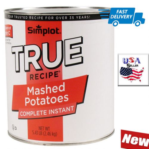 True Recipe Instant Mashed Potatoes 6 - #10 Cans / Case   FAST Shipping
