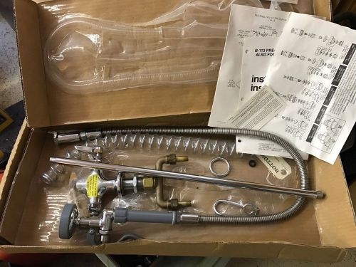 TS Brass B-0113 Pre-Rinse Assembly with Spring Action Gooseneck, Chrome