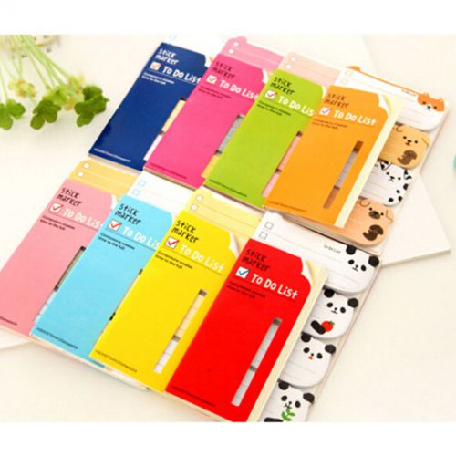 To Do List Sticker Paste Bookmark Marker Memo Flags Index Tab Sticky Notes LE