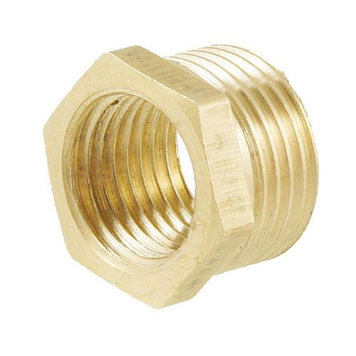 3/8&#034; pt male to 1/4&#034; pt female hex thread bushing piping connector n3 for sale