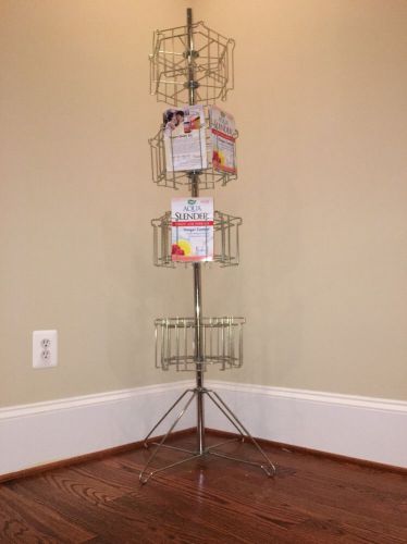 Used Metal Brochure Display Rack