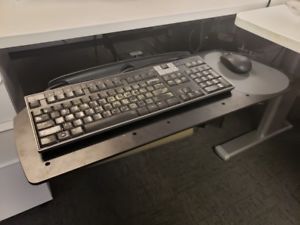 Workrite Ergonomics CB185-25 Compact Keyboard Tray System