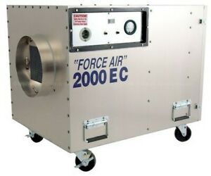 ACSI Force Air 2000 EC air scrubber/air mover 3-stage true hepa filtration 2 spd
