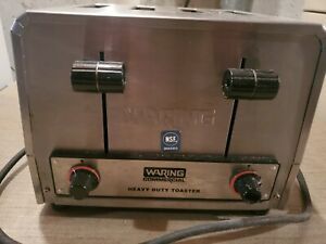 Waring Commercial WCT800RC 4 Slice Heavy Duty Commercial Pop Up Toaster - Nice