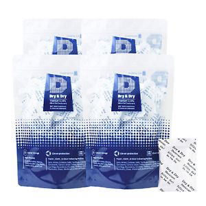 Dry &amp; Dry 5 Gram [320 Packets] Premium Pure and Safe Silica Gel Packets Desiccan