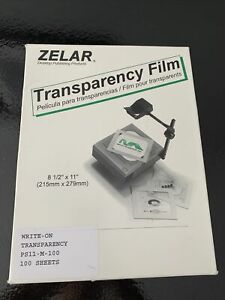 TRANSPARENCY FILM FOR LASER PRINTERS &amp; OFFICE COPIERS  100 SHEETS/BOX 