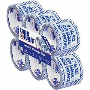 Aviditi Tape Logic&#034;If Seal Has Been&#034; Printed Security Packing Tape 3 Inch x 1...