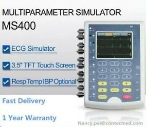 Multiparameter Simulator 12-lead ECG,IBP,TEMP,touch screen simulator,FDA
