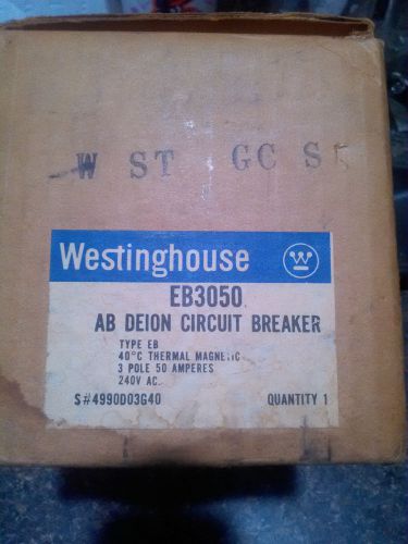 Westinghouse Breaker Type EB3050