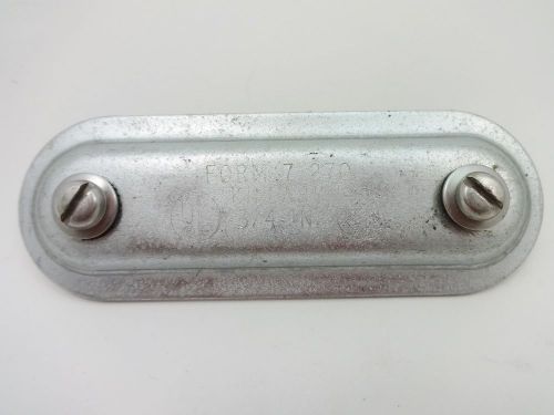5-new killark 270 3/4&#034; hub duraloy 7 stamped steel conduit body cover for sale