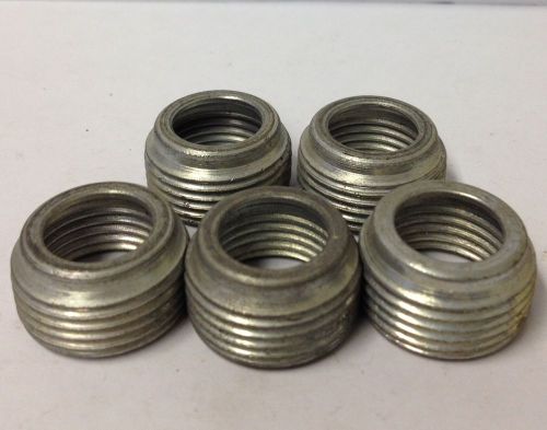 Lot of (5) 1/2&#039;&#039; to 3/4&#039;&#039; Reducer