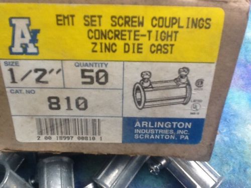 Emt set screw 1/2 inch couplings for sale