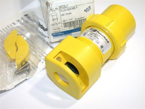 Up to 2 new thomas &amp; betts duragard waterproof electrical plug 20a 125v 9p23u1 for sale