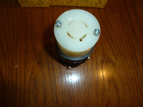 Hubbell hbl2413 connector, 125/250v, 20a, 3 pole, 4 wire for sale