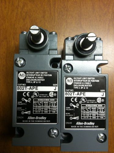Allen-Bradley 802T-APE limit switch NEW