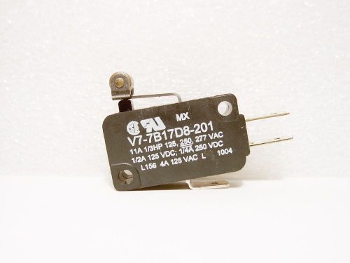 (50) new spdt 11a 125v 250v cnc micro limit roller switch v7-7b17-d8-201 for sale