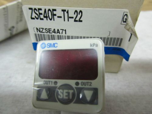 NIB SMC ZSE40F-T1-22 DIGITAL PRESSURE SWITCH