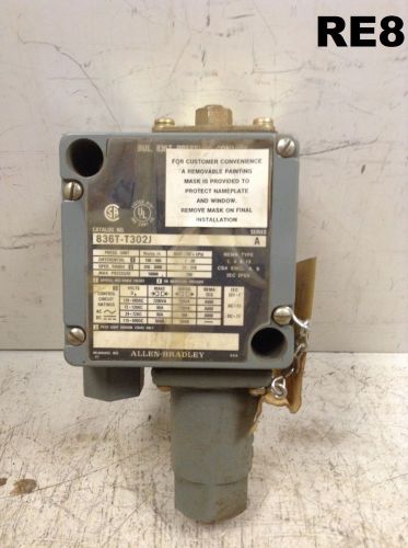 NIB Allen Bradley Bulletin 836T Pressure Switch  Model 836T-T302J