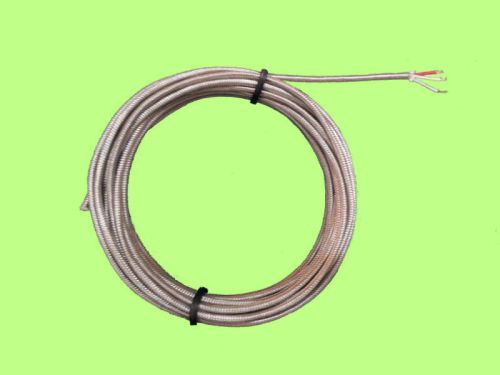 High temperature stainless steel braided cables for rtd pt100 temperature sensor for sale