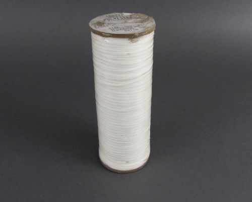 500 Yard Spool Gudebrod 18DZ-A White Polyester Lacing Tape BMS13-54 .085/.014