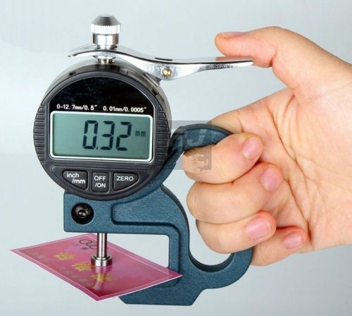 0-10mm Digital readout micrometer thickness measuring gauge 0.001 mm