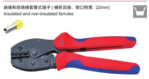 6-25mm2 AWG10-4 Insulated and Non-insulated ferrules Crimping plier tool