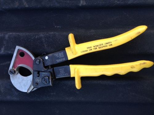 Klein ratcheting ACSR cable cutters
